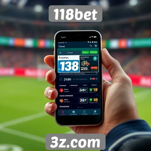 Interface do usuário e experiência em dispositivos móveis no 118bet